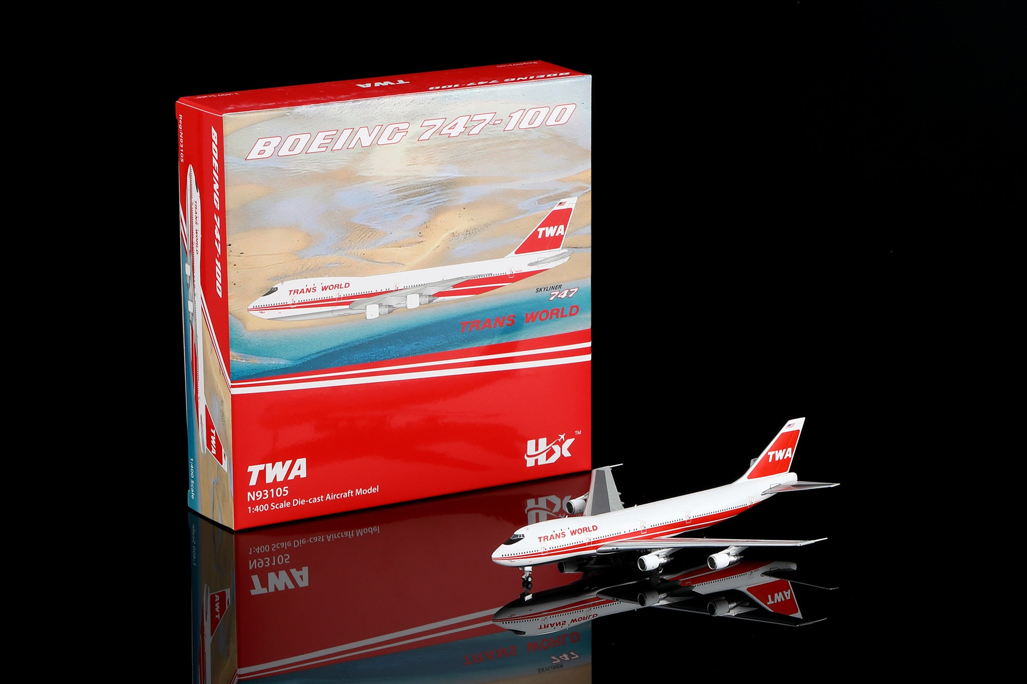 1/400 Trans World Airlines B747-100 N93105 B551703P - cover